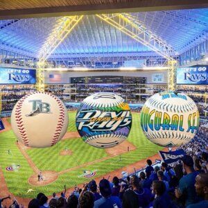 Vintage 1998 Limited Edition Tampa Bay Devil Rays Inaugural Season Fotoball Set